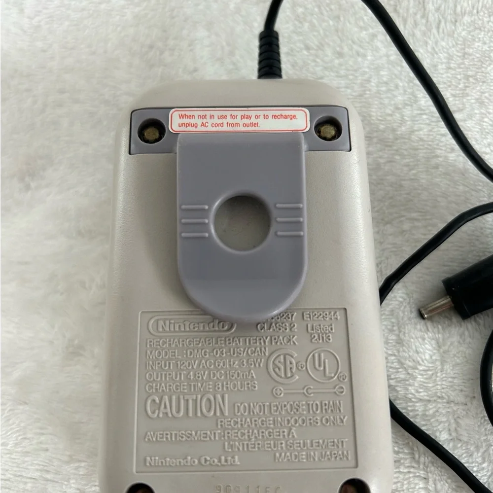 Vintage Nintendo Game Boy Rechargeable Battery Pack DMG-03 Original OEM GameBoy